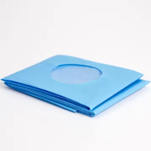 Disposable Surgical Drape with Hole-size 50 x 50 cm-for Dental Bibs, Nails, Tattoo, Dentist, Medical