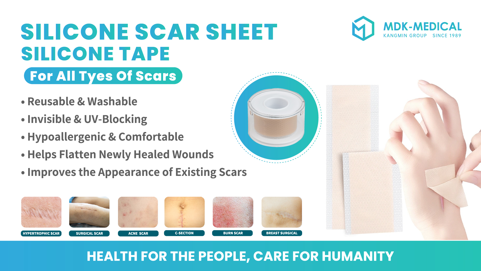 MDK-MEDICAL Silicone Scar Sheet to Debut at MEDICA 2025: Advanced Scar Management Solution