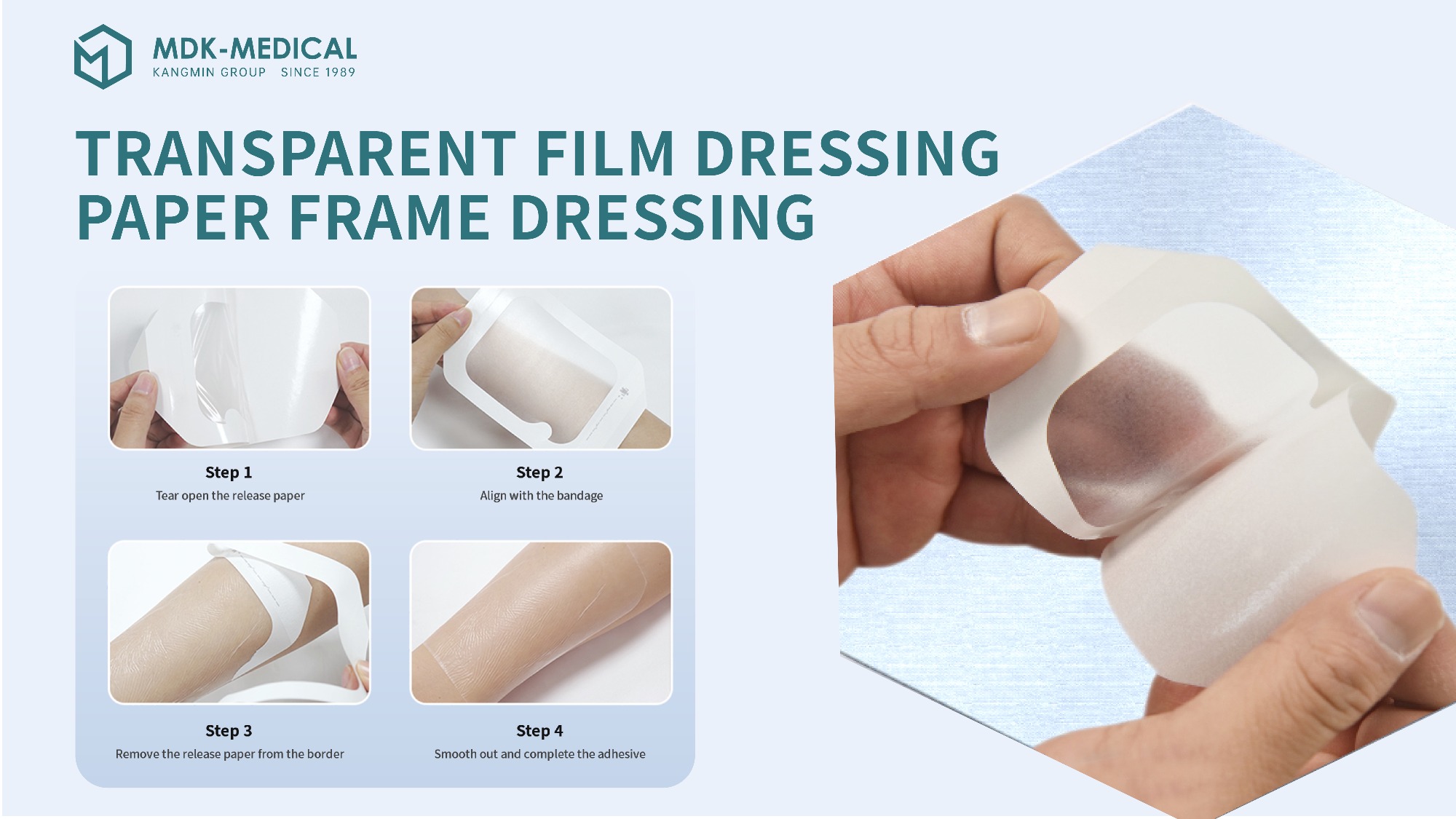 Comprehensive Overview of MDK Transparent Adhesive Dressing Product Lines