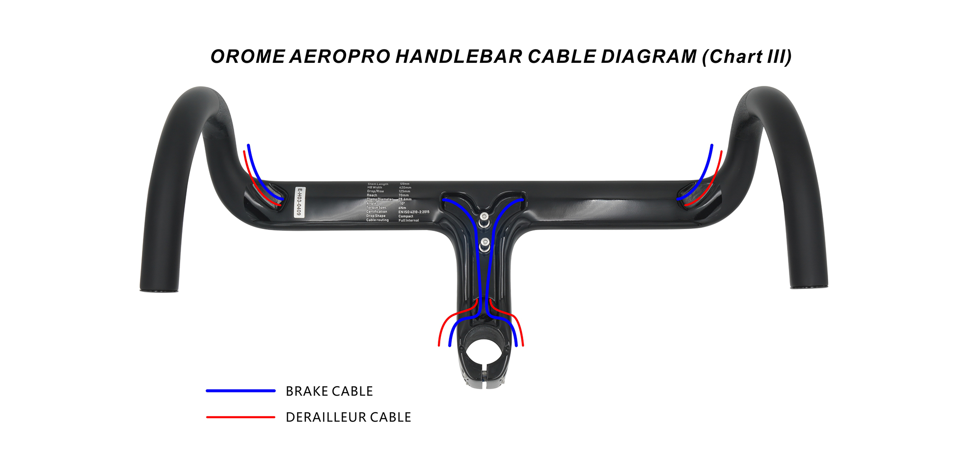 Elves AeroElite One Piece Road Carbon Handlebar