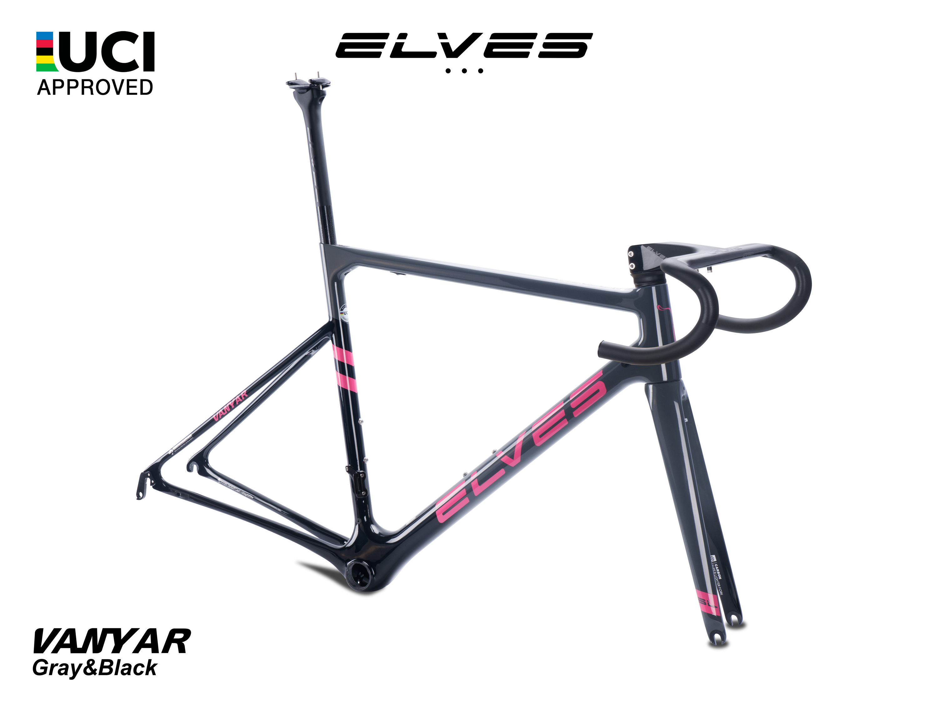 ELVES Vanyar UCI Carbon SuperLight Road Rim Brake Framesets