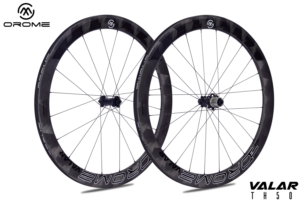 OROME VALAR TH50 Carbon Road Rim Brake Wheelsets, Rim Brake Carbon