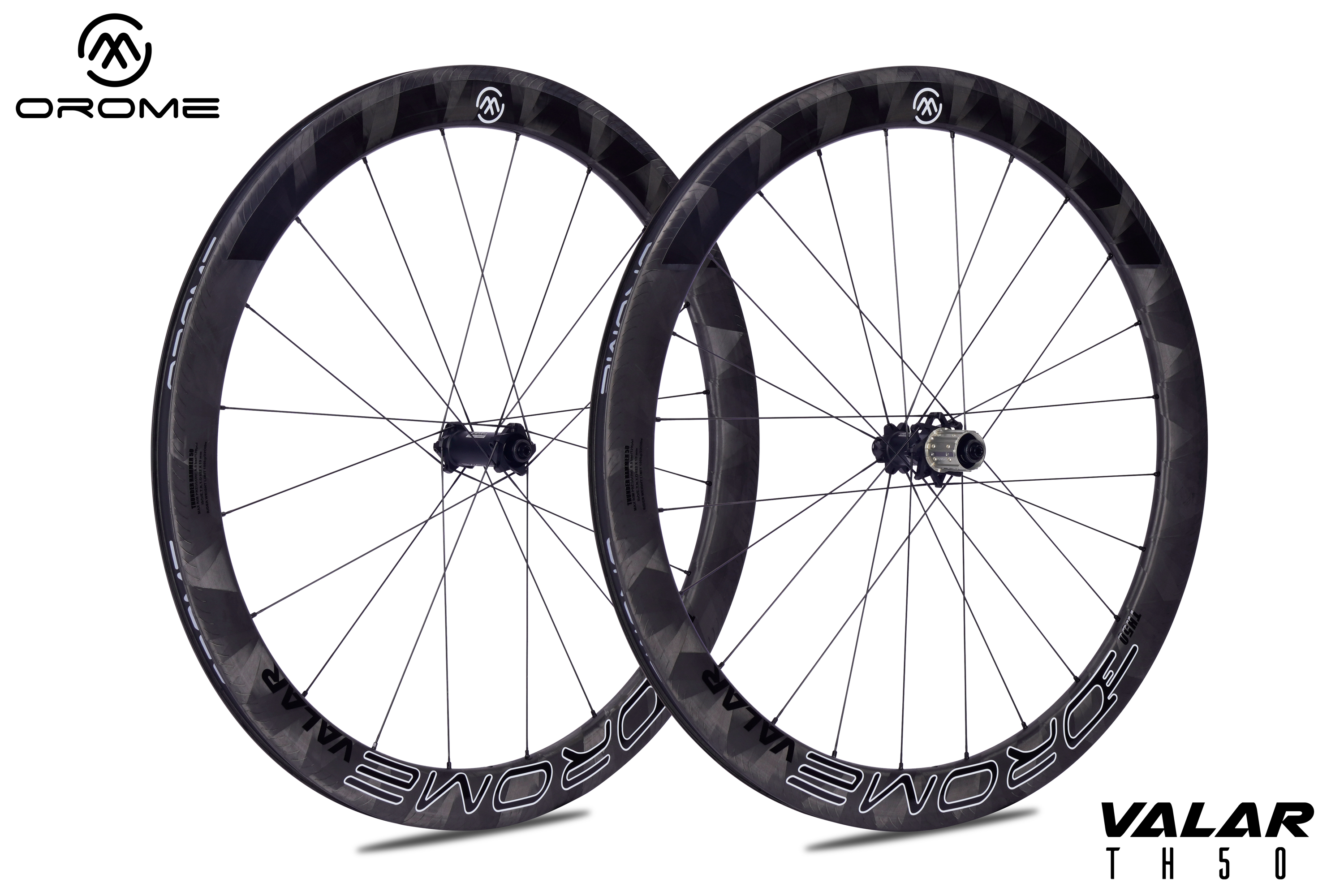 OROME VALAR TH50 Carbon Road Rim Brake Wheelsets, Rim Brake Carbon