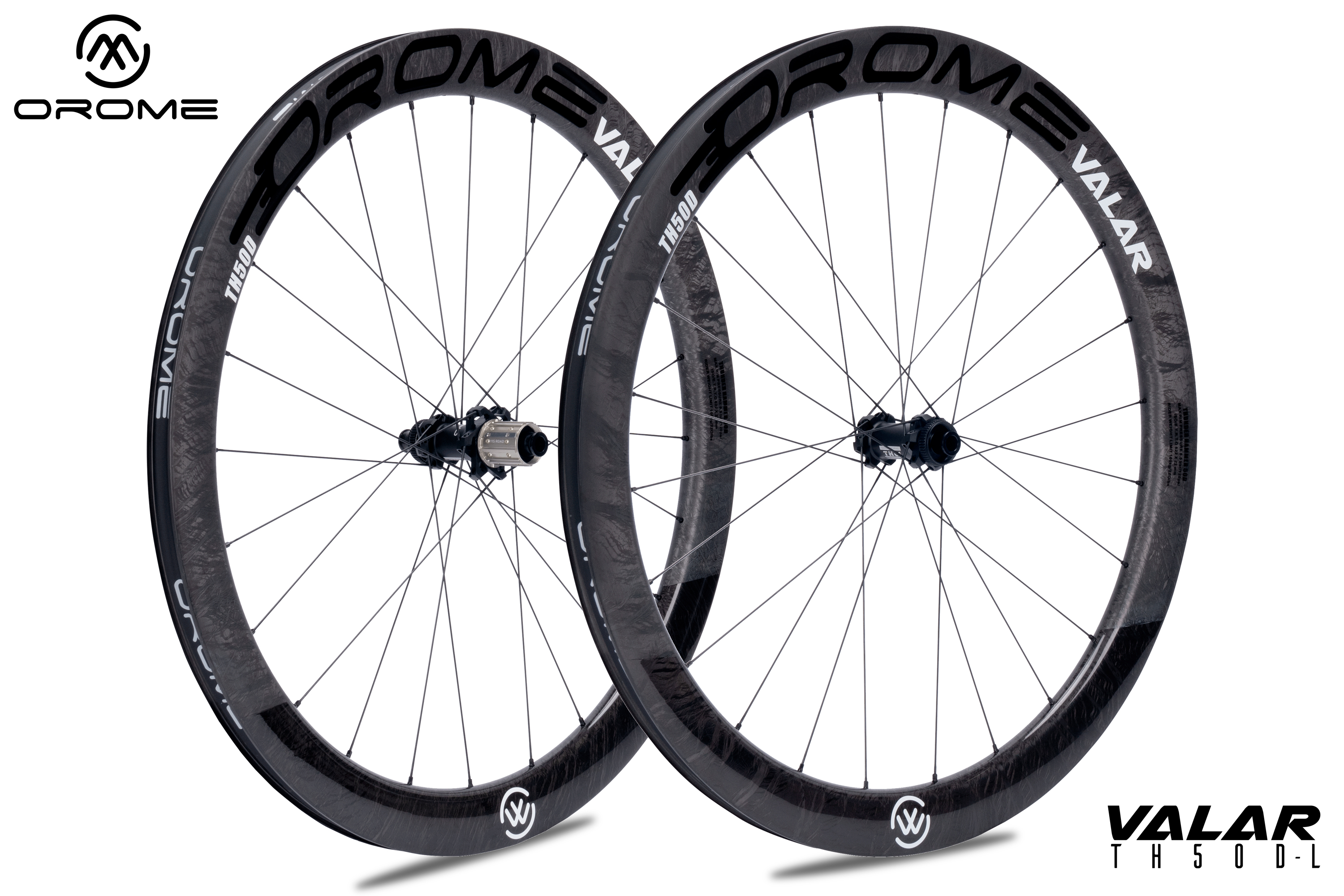 OROME VALAR TH50D Carbon Road Disc Brake Wheelsets Disc Brake Carbon Wheels. Superlight Carbon Disc Brake