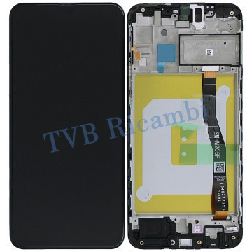 Samsung M205F M20 2019 Display Originale + Frame Service Pack Nero