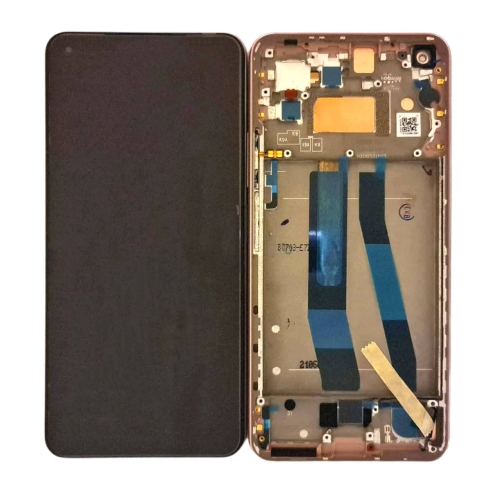 Xiaomi Mi 11Lite 5G NE Mi 11Lite 4G Mi 11Lite 5G Mi 11T Lite 2021 Display ORIGINALE + Frame Service Pack Rosa M2101K9AG M2101K9AI 2109119DG 2107119DC 2109119DI