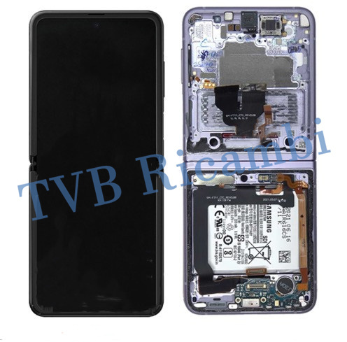 Samsung Z Flip 3 5G 2021 F711B 售后原装总成带框 薰衣草紫