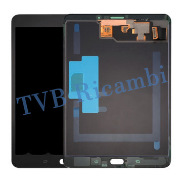 Samsung Tablet S2 2016 T710 Display ORIGINALE Cambiato Vetro Nero