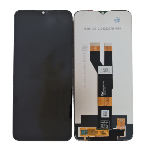 Realme C11 2021 RMX3231 Realme C20 2021 RMX3061 RMX3063 Realme C21 2021 RMX3201 Realme Narzo 50i Display ORIGINALE Senza Frame Nero