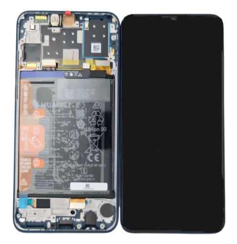Huawei P30LITE P30lite New Edition 48MP Display ORIGINALE + Frame + Batteria Service Pack Blu MAR-LX1A