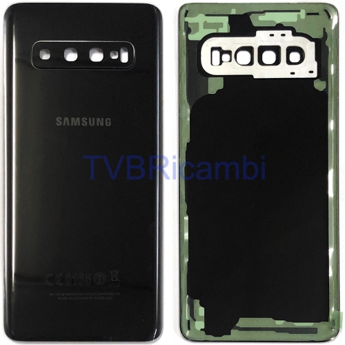 Samsung S10 G973F 后盖带镜片 黑