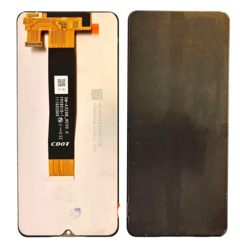 Samsung A326B A32 5G 2021 A12 A125F Display Originale Cambiato Vetro Senza Frame Nero