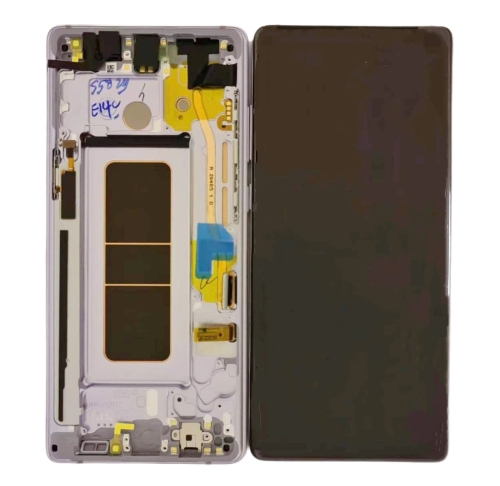 Samsung Note 8 N950F Display Originale Con Frame Service Pack ViolaGrigio