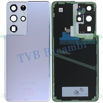 Samsung S21Ultra 5G G998B Cover Posteriore + Supporto Fotocamera Argento