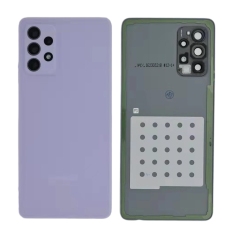 Samsung A725F A72 4G 2021 A726B A72 5G 2021 Cover Posteriore + Supporto Fotocamera Originale Viola