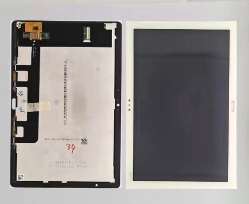 Huawei MediaPad M5Lite 10.1 BAH2-W09 BAH2-W19 BAH2-L09 Display Originale Cambiato Vetro Senza Frame Bianco