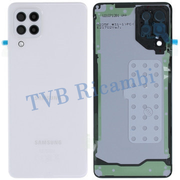 Samsung A225F A22 4G 2021 Cover Posteriore + Supporto Fotocamera Bianco