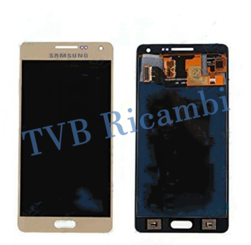 Samsung A500 2015 Display ORIGINALE Cambiato Vetro Oro