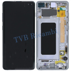 Samsung S10Plus G975F 售后原装总成带框 银白