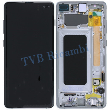 Samsung S10Plus G975F 售后原装总成带框 银白