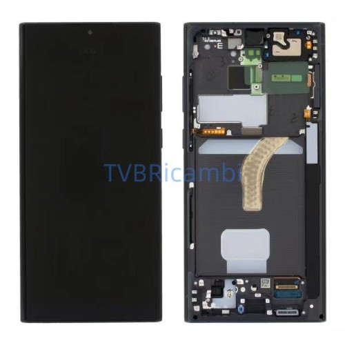 Samsung S22Ultra 5G S908B 售后原装总成带框 黑