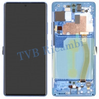 Samsung S10Lite G770F Display Originale Con Frame Service Pack Blu