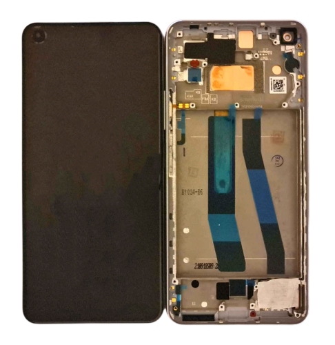 Xiaomi Mi 11Lite 5G NE Mi 11Lite 4G Mi 11Lite 5G Mi 11T Lite 2021 Display ORIGINALE + Frame Service Pack ArgentoBianco M2101K9AG M2101K9AI 2109119DG 2107119DC 2109119DI