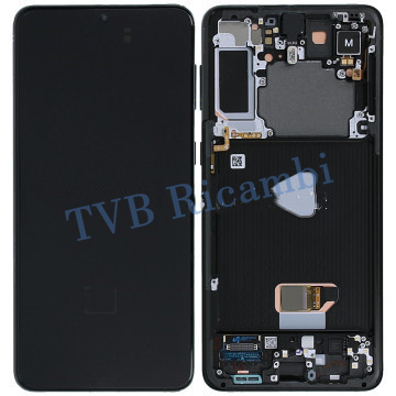 Samsung S21Plus 5G G996B Display Originale + Frame Service Pack Nero