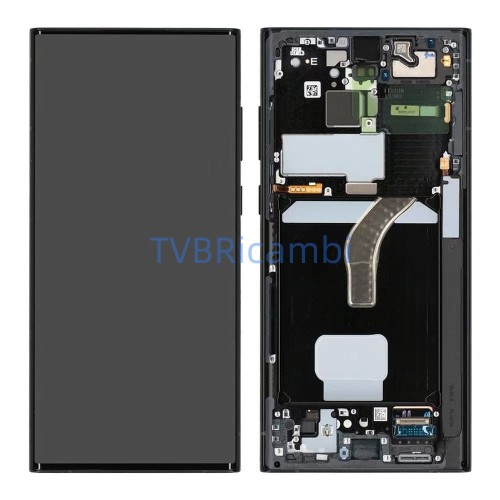 Samsung S22Ultra 5G S908B 售后原装总成带框 石墨黑/ 红 / 蓝