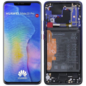Huawei Mate 20Pro Display ORIGINALE + Cornice Aurora Viola LYA-L09 LYA-L29