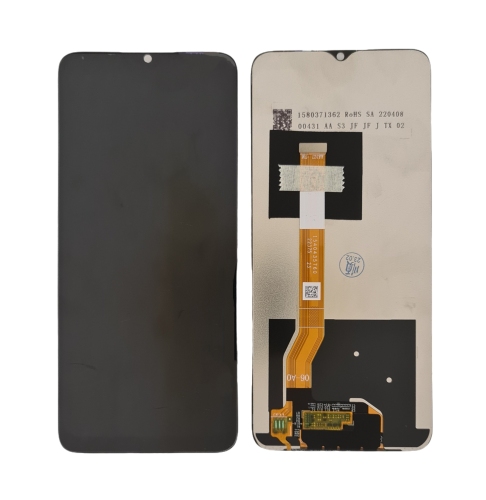 Realme C35 Realme Narzo50A Prime (AA327-CSOT) Display ORIGINALE Senza Frame Nero RMX3511 RMX3516