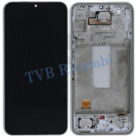 Samsung A346B A34 5G 2023 Display Originale + Frame Service Pack Argento