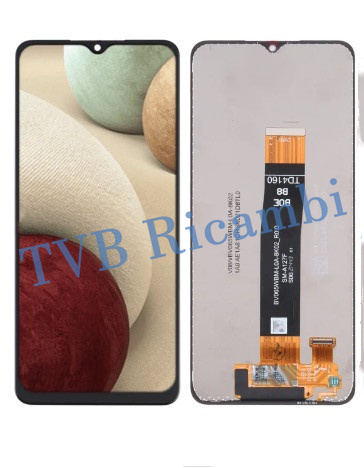 Samsung A127F A12 2021 (BOE B8 TD4160) Display Originale Senza Frame Nero
