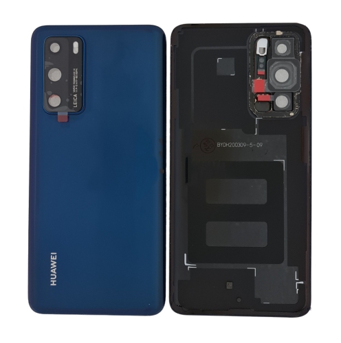 Huawei P40 Cover Posteriore ORIGINALE + Supporto Fotocamera Blu ANA-NX9 ANA-LX4