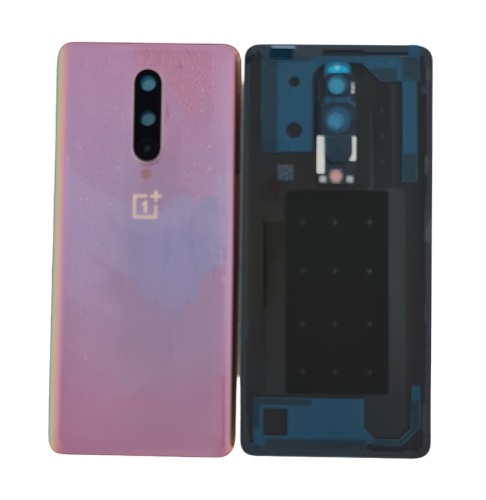 One Plus 8 Cover Posteriore ORIGINALE + Supporto Fotocamera Argento IN2010 IN2013 IN2017 IN2019