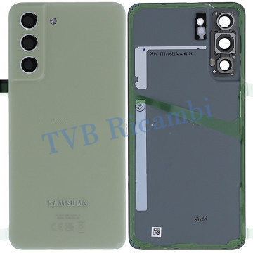 Samsung S21FE G990B 原装后盖带镜片 绿