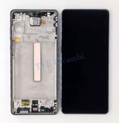 Samsung A736B A73 5G Display Originale + Frame Service Pack Nero