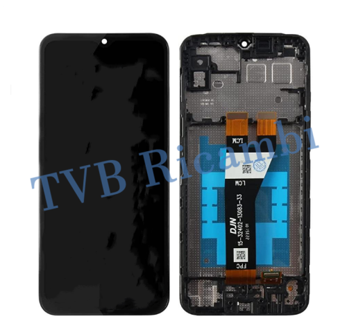 Samsung A146P A14 5G (DJN) (Piccolo Fibbia) Display Originale + Frame Service Pack Nero