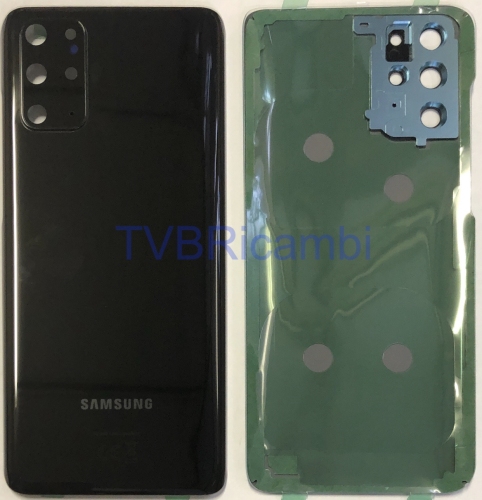 Samsung S20Plus 4G S20Plus 5G G985F G986B 后盖带镜片 黑