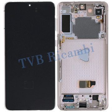 Samsung S21Plus 5G G996B Display Originale + Frame Service Pack Oro Viola