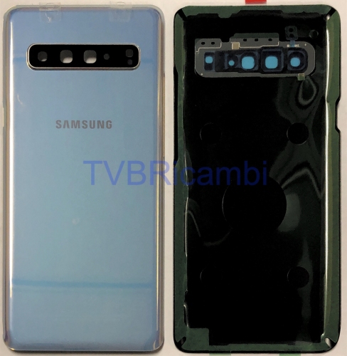 Samsung S10 5G G977B 后盖带镜片 银
