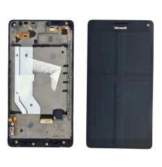 Nokia Lumia N950 XL Display ORIGINALE + Frame Nero RM1104 RM1105