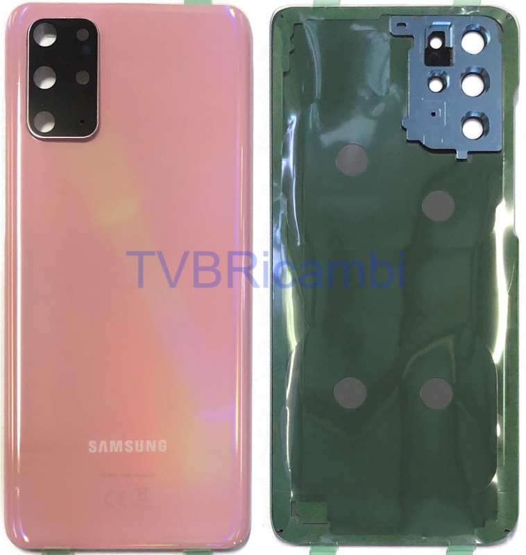 Samsung S20Plus 4G S20Plus 5G G985F G986B 后盖带镜片 粉红