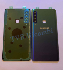 Samsung A920F A9 2018 Cover Posteriore + Supporto Fotocamera Blu
