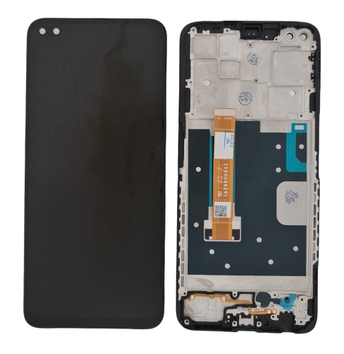 OPPO Reno 4Z 5G Display ORIGINALE + Frame Nero CPH2065