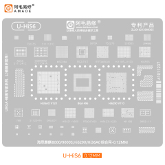 BGA Reballing stencil per Huawei (U-HiS6)