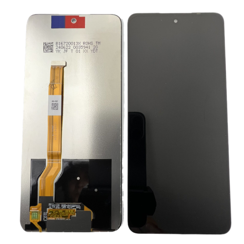 Realme C67 4G RMX3890 Realme 12 5G RMX3999 Realme 12X 5G INDIA RMX3998 Realme 13 5G RMX3951 Realme C75 4G RMX3941 Realme Nazor 70X P3X (ACE) Display ORIGINALE Senza Frame Nero