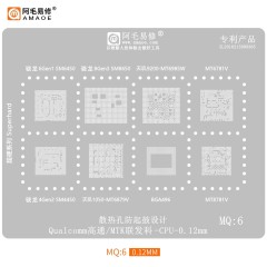 BGA Reballing stencil Qualcomm/MTK CPU (MQ6)