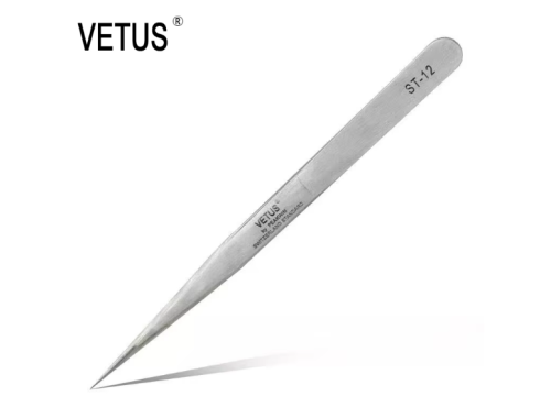 Ventus ST-12 直尖钢镊子