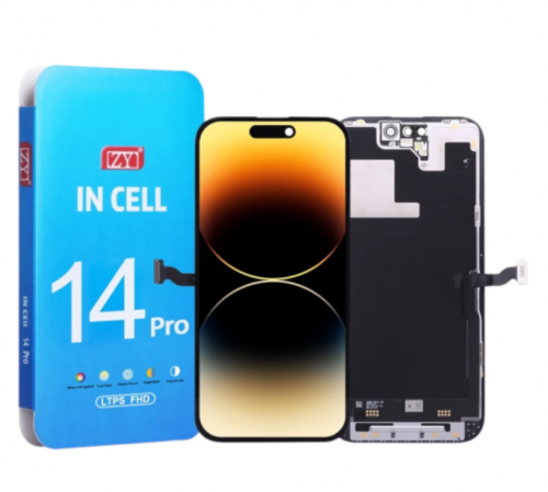 IPhone 14Pro Display Completo Compatibile ZY Nero FHD (LTPS) 1080P (FREQUENZA DI AGGIORNAMENTO: 120HZ)